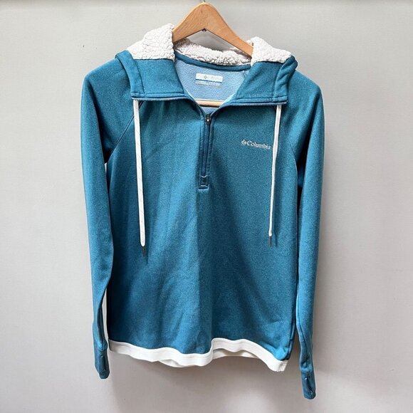 Columbia Sherpa Hoodie Pullover- size Small‎ - Picture 1 of 3